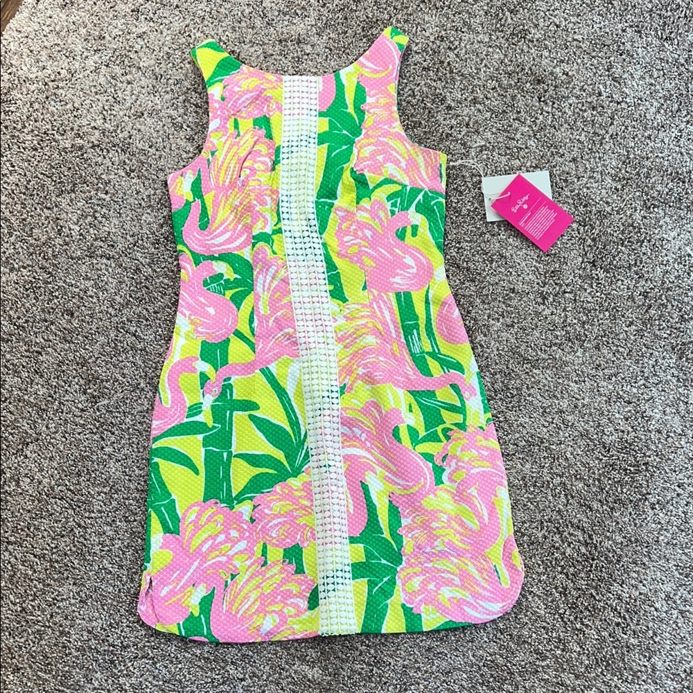 NWT Lilly Pulitzer for Target dress with appliqué and back zipper
